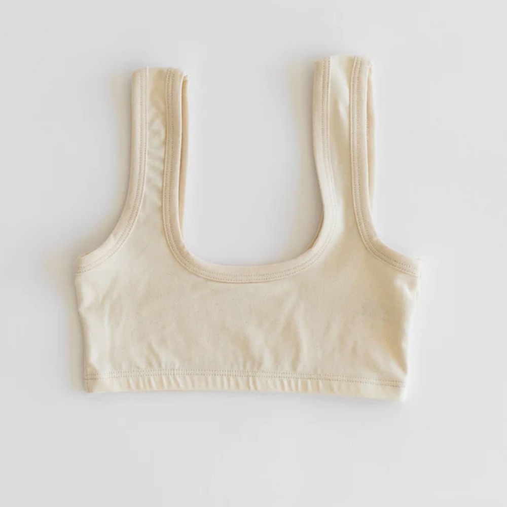Arq wide strap bra in cotton size medium